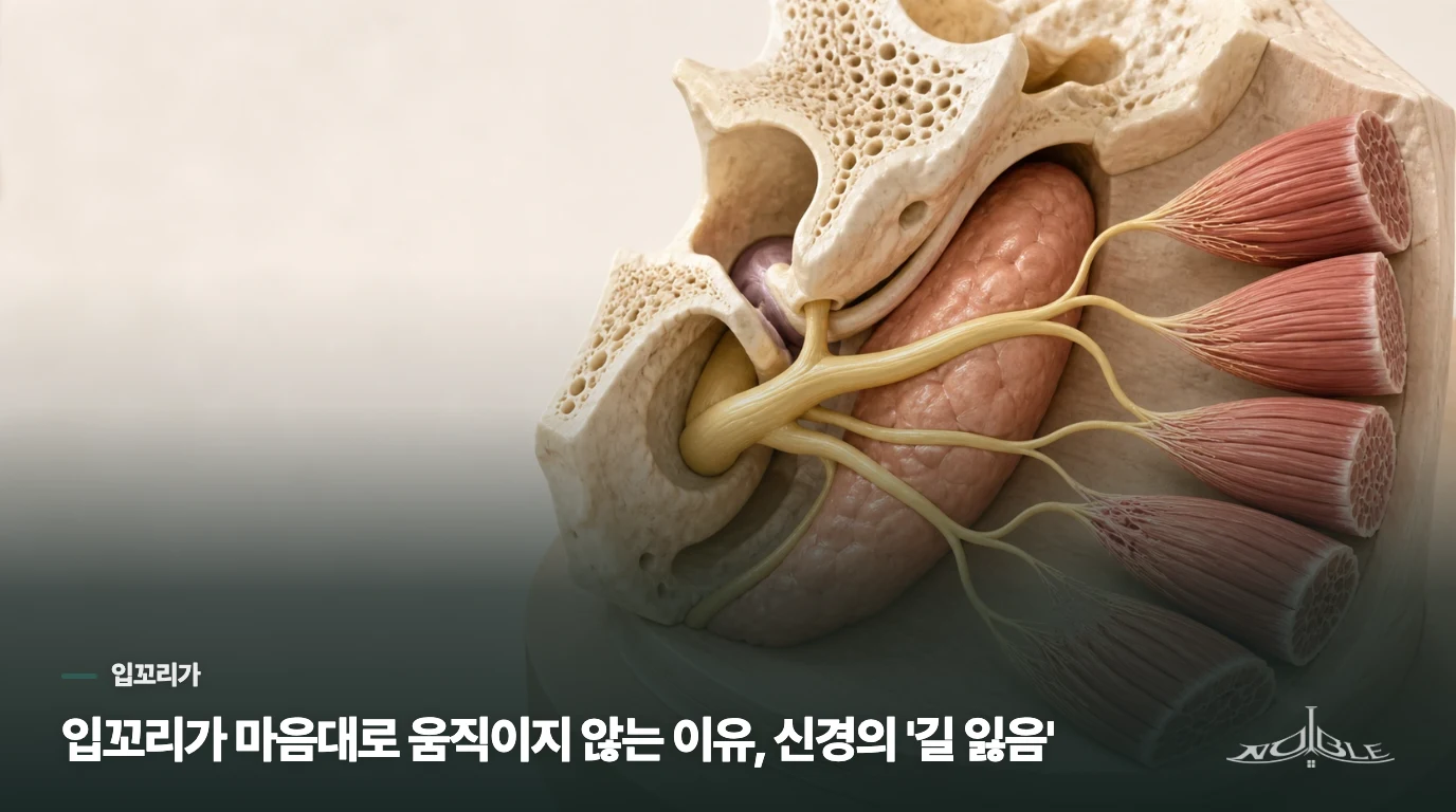 입꼬리가 마음대로 움직이지 않는 이유, 신경의 '길 잃음'