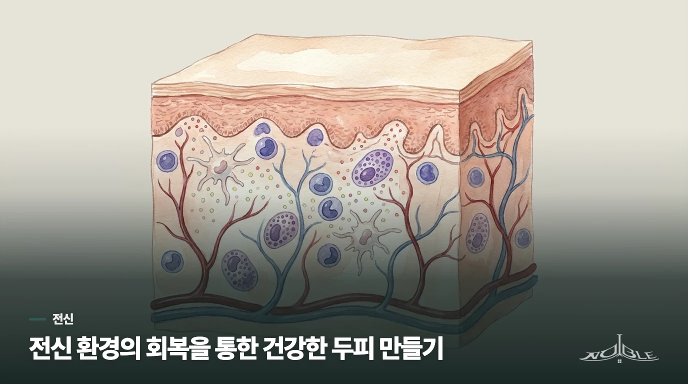 전신 환경의 회복을 통한 건강한 두피 만들기