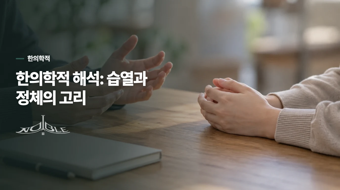 한의학적 해석: 습열과 정체의 고리