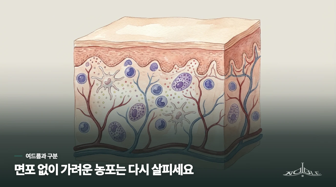 여드름약을 써도 같은 모양으로 반복되면 원인을 다시 봅니다