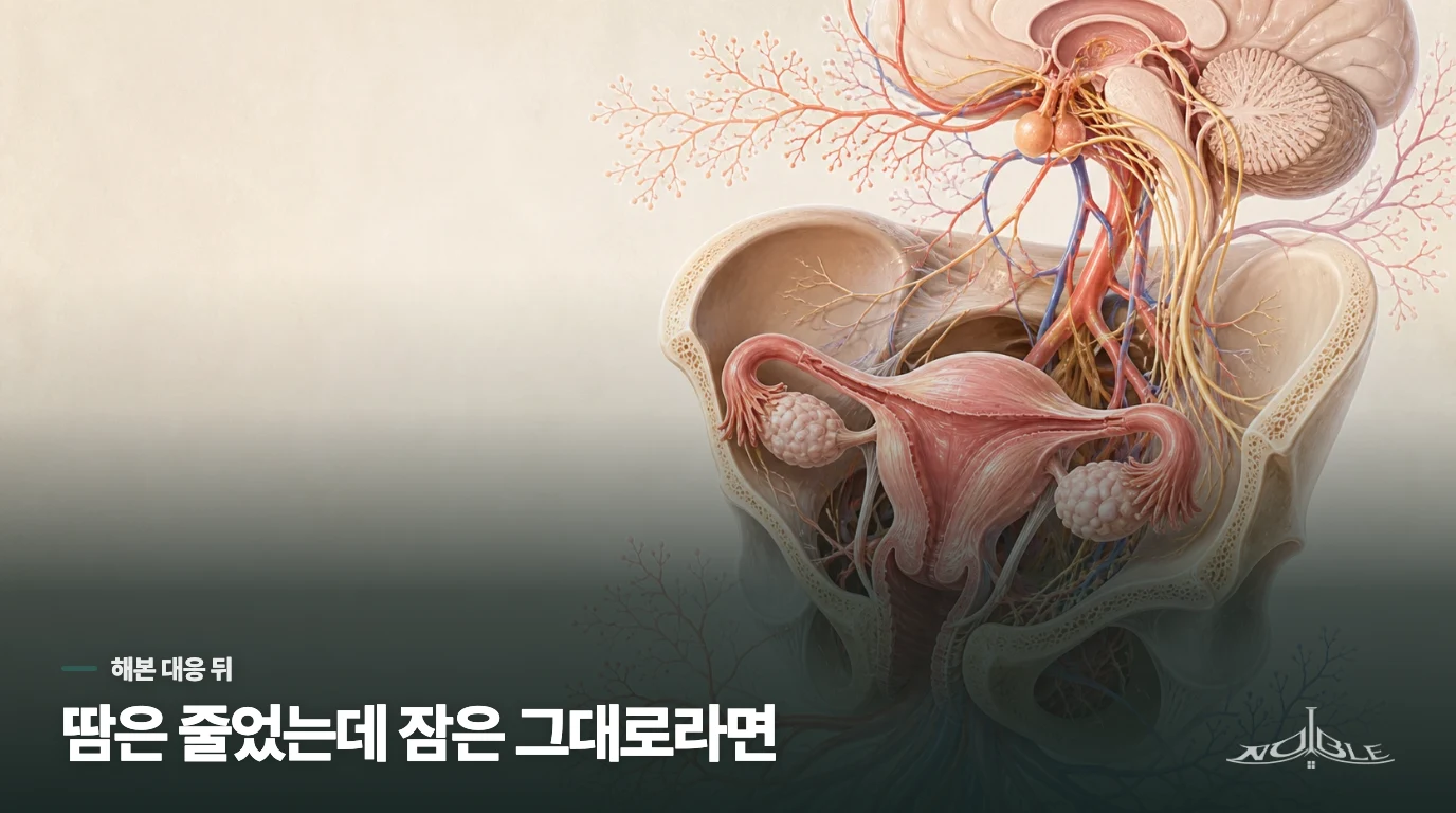 방을 시원하게 했더니 땀은 줄고, 새벽의 각성은 남았다면
