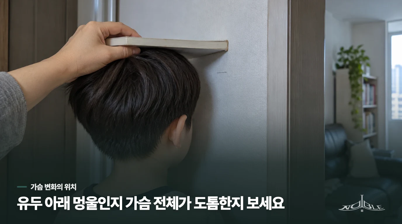 가슴이 부드럽게 커진 것과 유선 멍울은 어떻게 다를까요?