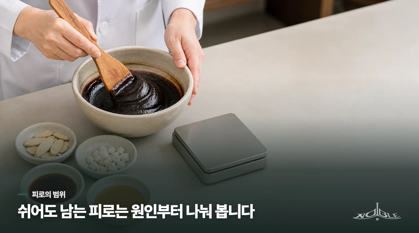 피로와 허약감이 있으면 경옥고가 바로 필요한가요?