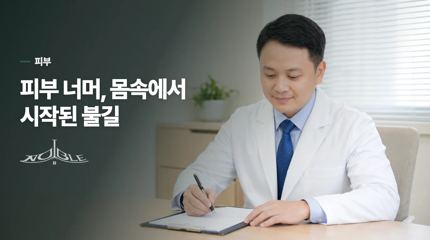 피부 너머, 몸속에서 시작된 불길