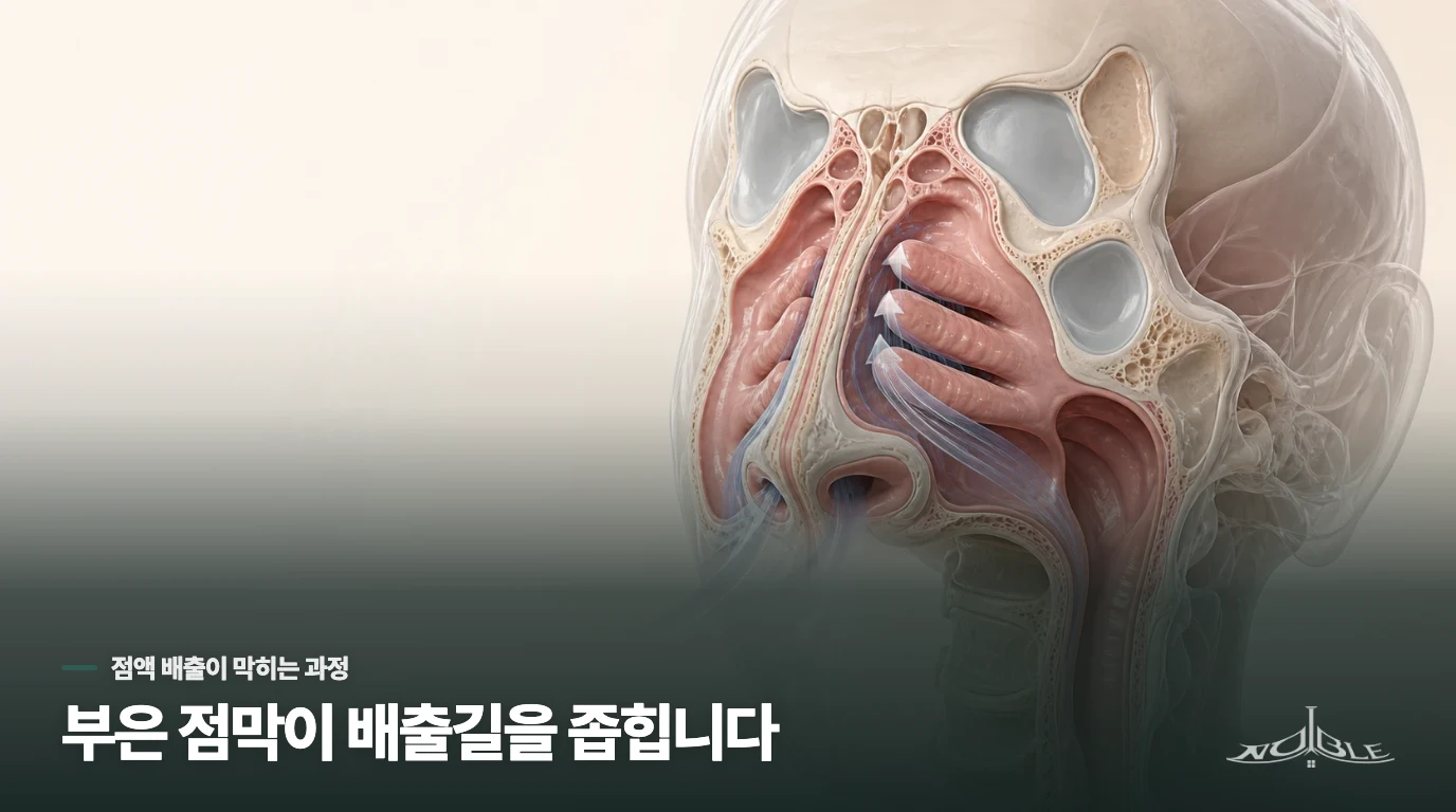 코막힘과 누런 콧물이 오래가는 이유