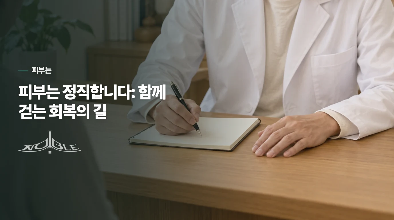 피부는 정직합니다: 함께 걷는 회복의 길